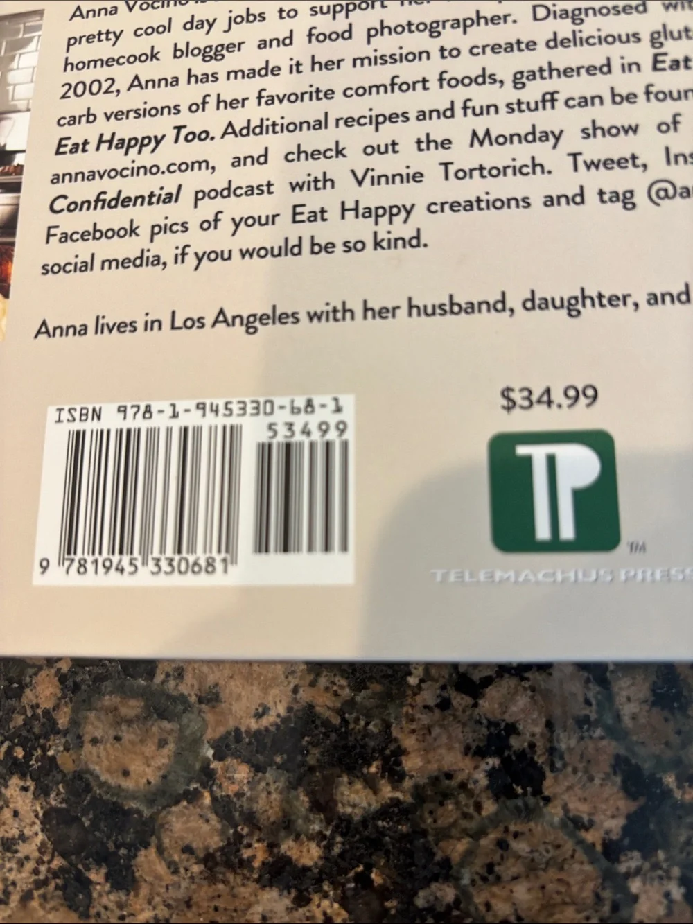 NEW NEVER USED Eat Happy Too & Eat Happy Hardcover Cookbook Set - White